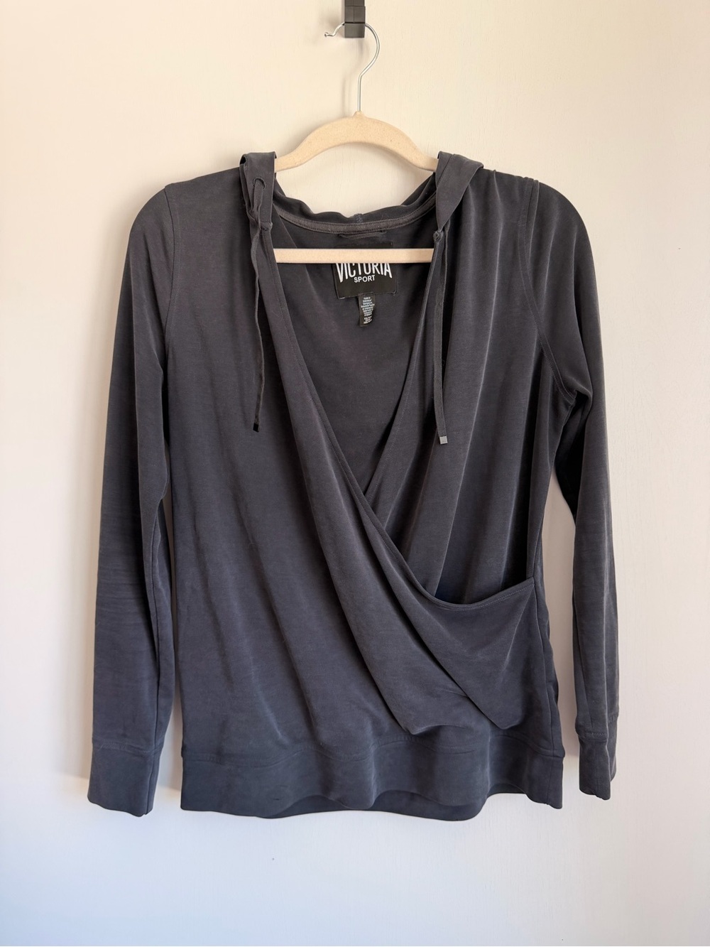 Victoria’s Secret Women's Charcoal Wrap Hoodie XS